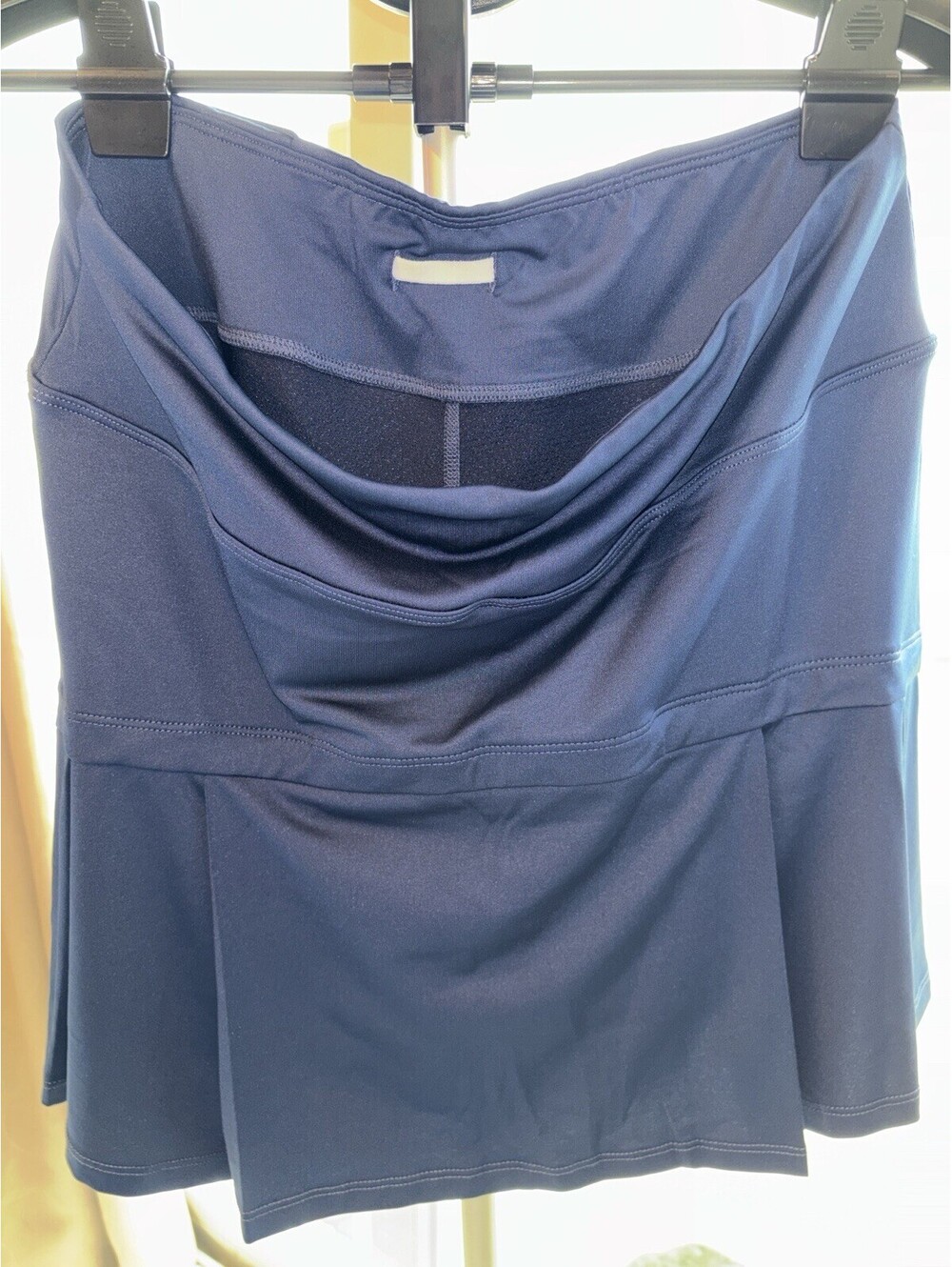 Women’s Athletic Skort Skirt Navy Blue Stretch Activewear Size Medium - Picture 2 of 3